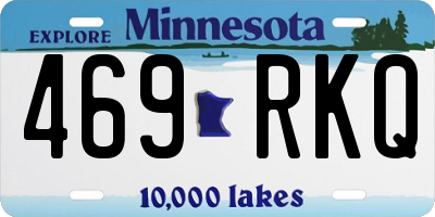 MN license plate 469RKQ