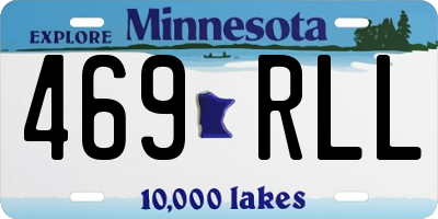 MN license plate 469RLL