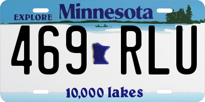 MN license plate 469RLU