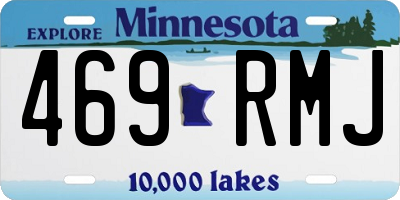 MN license plate 469RMJ