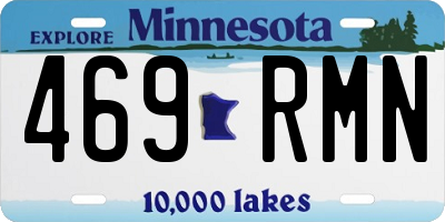 MN license plate 469RMN