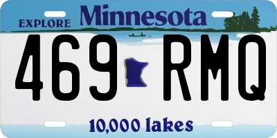 MN license plate 469RMQ