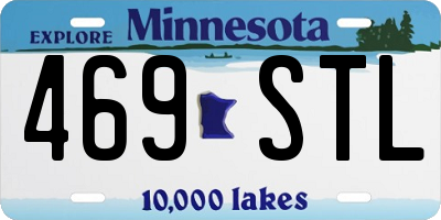 MN license plate 469STL