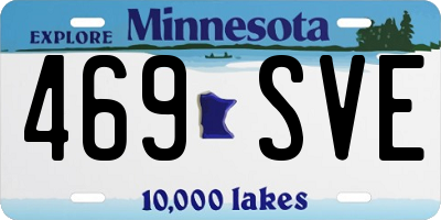 MN license plate 469SVE