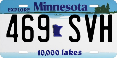 MN license plate 469SVH