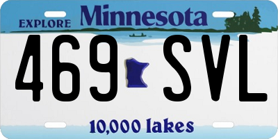 MN license plate 469SVL