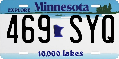 MN license plate 469SYQ