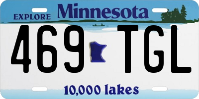 MN license plate 469TGL