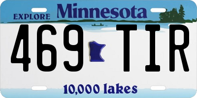 MN license plate 469TIR