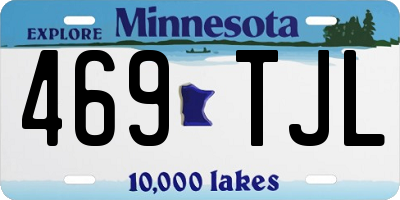 MN license plate 469TJL