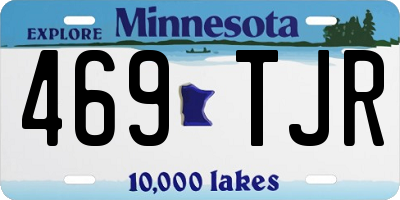 MN license plate 469TJR