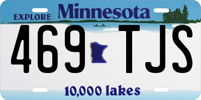 MN license plate 469TJS
