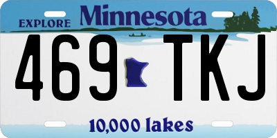 MN license plate 469TKJ
