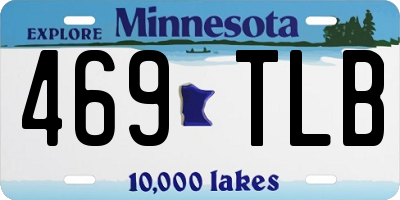 MN license plate 469TLB