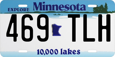MN license plate 469TLH
