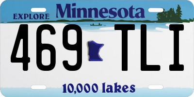 MN license plate 469TLI