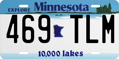MN license plate 469TLM