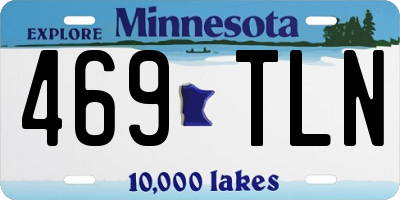 MN license plate 469TLN