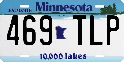 MN license plate 469TLP