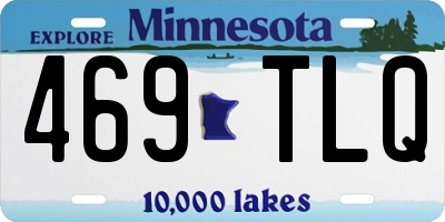 MN license plate 469TLQ