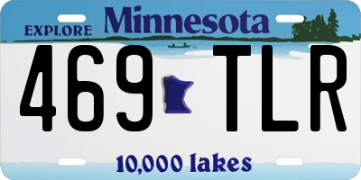 MN license plate 469TLR