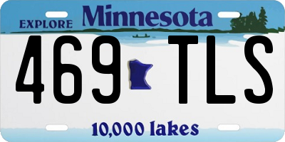 MN license plate 469TLS