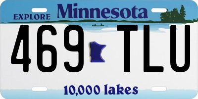MN license plate 469TLU