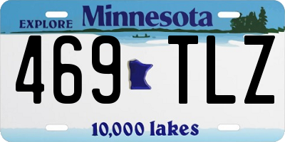 MN license plate 469TLZ