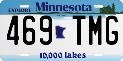 MN license plate 469TMG