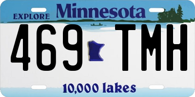 MN license plate 469TMH