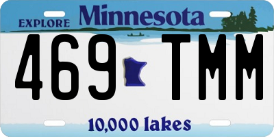 MN license plate 469TMM