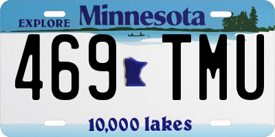 MN license plate 469TMU