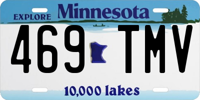 MN license plate 469TMV