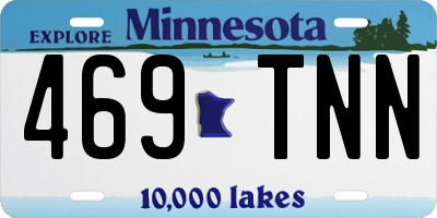 MN license plate 469TNN