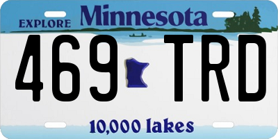 MN license plate 469TRD