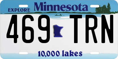 MN license plate 469TRN