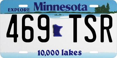 MN license plate 469TSR