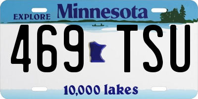 MN license plate 469TSU
