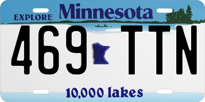 MN license plate 469TTN