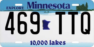MN license plate 469TTQ