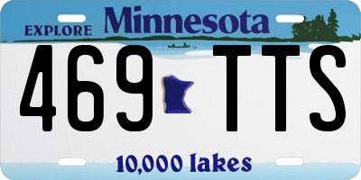 MN license plate 469TTS