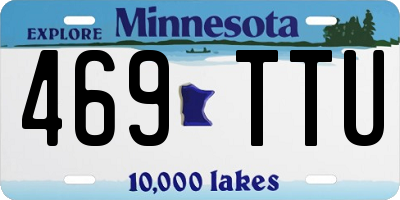 MN license plate 469TTU