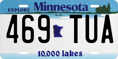 MN license plate 469TUA