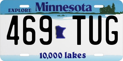 MN license plate 469TUG