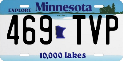 MN license plate 469TVP