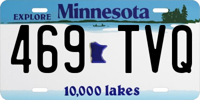 MN license plate 469TVQ