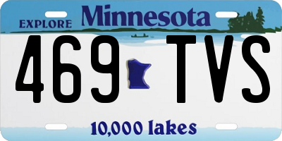 MN license plate 469TVS