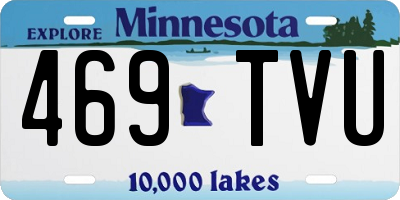 MN license plate 469TVU