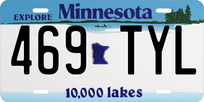 MN license plate 469TYL