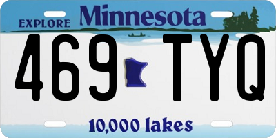 MN license plate 469TYQ